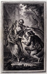 Le Cuvier - en “Cuentos y nuevas en verso” de Jean La Fontaine. 1776. Ilustración de P.P. Choffard.