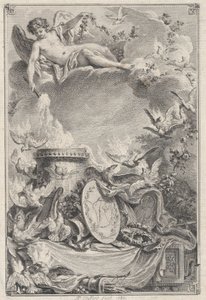 Pieza conmemorativa de un matrimonio, 1780 de Pierre Philippe Choffard