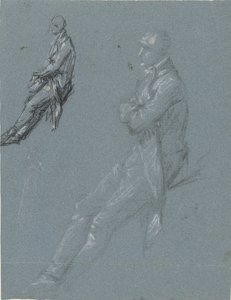Dos estudios de Rutger Jan Schimmelpenninck y un boceto de su esposa de Pierre Prud