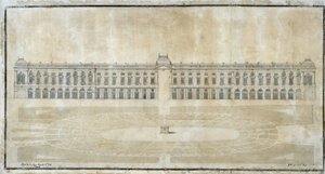 Arquitectura: "Proyecto de Place Royale para Marsella, elevación interior" 1686 de Pierre Puget