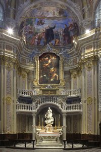 La Inmaculada Concepción, Santa María Inmaculada colocada en el altar de la capilla escenográfica 1669-70 de Pierre Puget