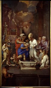 El bautismo de Constantino de Pierre Puget