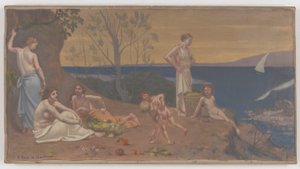 País Dulce (Tierra Agradable) de Pierre Puvis de Chavannes