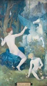 Fantasía de Puvis de Chavannes, Pierre Cecil (1824-1898)