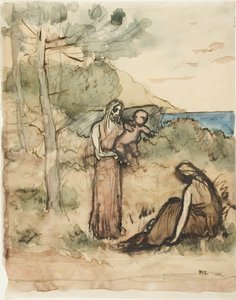 Familia de pescadores de Pierre Puvis de Chavannes