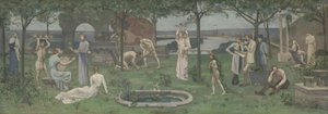 Entre el Arte y la Naturaleza, ca. 1890-95 de Pierre Puvis de Chavannes