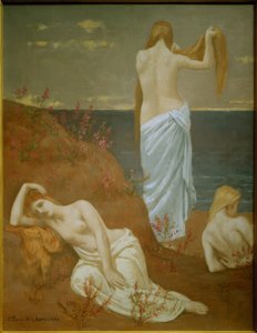 Jóvenes mujeres en el mar de Pierre Puvis de Chavannes