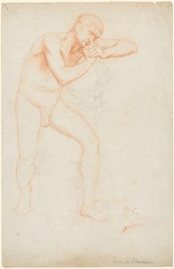 Male Nude de Pierre Puvis de Chavannes