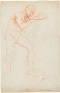 Desnudo masculino, 1891 de Pierre Puvis de Chavannes