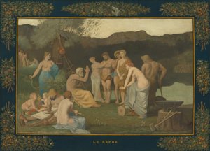 Descanso de Pierre Puvis de Chavannes
