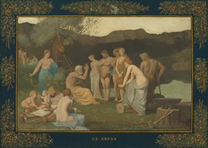 Descanso, c. 1863 de Pierre Puvis de Chavannes
