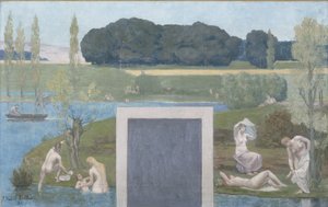 Boceto para el Hôtel de Ville de París: verano de Pierre Puvis de Chavannes