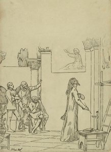 Estudiar para L de Pierre Puvis de Chavannes