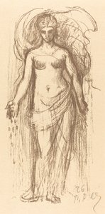 Estudio de una mujer (Abundancia) de Pierre Puvis de Chavannes