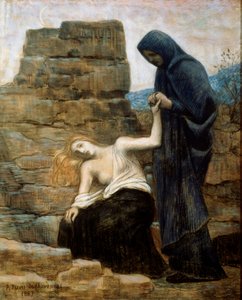 La compasión, 1887 de Pierre Puvis de Chavannes