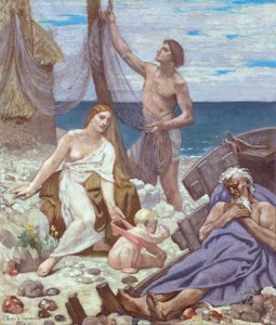 La Familia del Pescador de Pierre Puvis de Chavannes