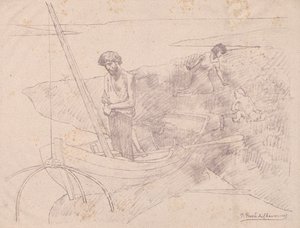 El pobre pescador de Pierre Puvis de Chavannes