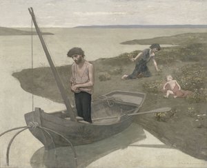 El pobre pescador, 1881 de Pierre Puvis de Chavannes