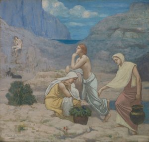 La canción de los pastores, 1891 de Pierre Puvis de Chavannes