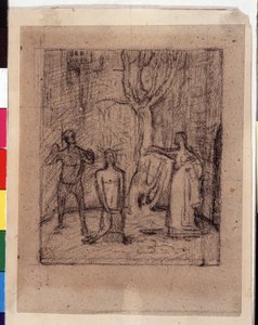 La decapitación de San Juan Bautista de Pierre Puvis de Chavannes