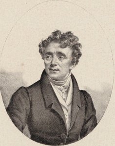 Retrato del cantante de ópera Louis Antoine Eléonore Ponchard 1787-1866, ca 1835 de Pierre Roch Vigneron
