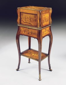 Secretaire serre-bijoux de Luis XV de Pierre Roussel