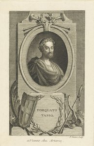 Retrato de Torquato Tasso 1544-1595 de Pierre Savart