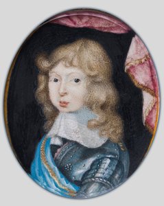Miniatura de Carlos XI, Rey de Suecia como niño, c.1662 de Pierre Signac