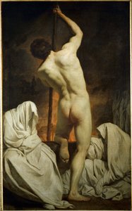 Charon passant les ombres - Caronte en los infiernos ... de Pierre Subleyras