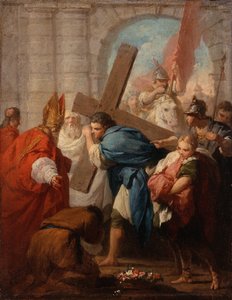 Heraclio llevando la cruz, c.1728 de Pierre Subleyras