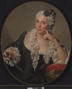 Retrato de Anne-Marie Zina Durand de Lironcourt (óleo sobre lienzo) de Pierre Subleyras