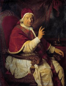 Retrato del Papa Benedicto XIV de Pierre Subleyras
