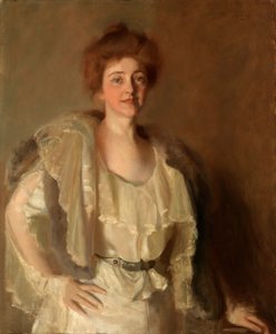 Alice Barney en blanco y marrón de Pierre Troubetzkoy