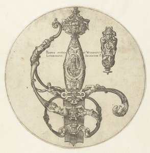 Diseño para la empuñadura de una espada. de Pierre Woeiriot (II)