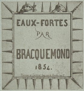 Eaux-fortes por Bracquemond