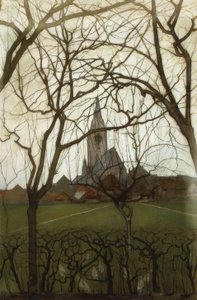 Iglesia del pueblo (Dorfkirche); Iglesia de San Jacobo, Winterswijk de Piet Mondrian