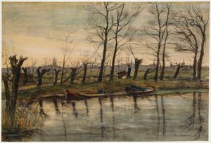 Granjero Volviendo a los Campos, c.1900 de Piet Mondrian
