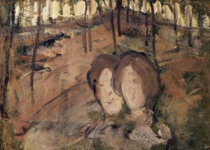 Mujeres en un bosque