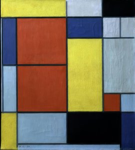 Composición II de Piet Mondrian