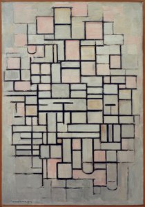 Composición No. IV; Composición 6 de Piet Mondrian