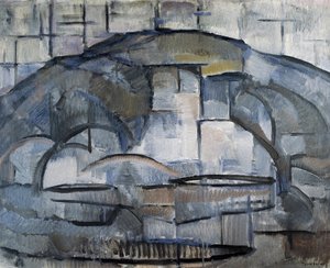Paisaje de Piet Mondrian