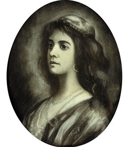 Retrato de niña de Piet Mondrian