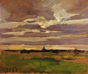 Paisaje lunar de Piet Mondrian