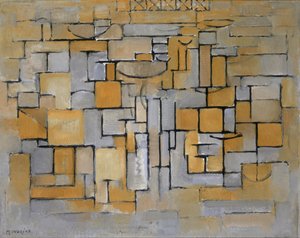 Pintura No. II Composición No. XV Composición 4 de Piet Mondrian