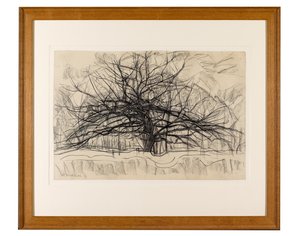 Estudio para El árbol gris, 1911 de Piet Mondrian