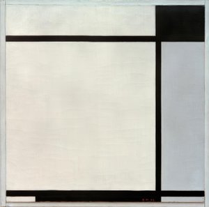 Cuadro No.II, con negro y gris