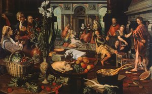 Cristo en casa de Marta y María, de Pieter Aertsen (1507 o 1508 -1575) de Pieter Aertsen