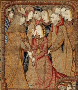 Triunfos de la Madre de Dios o Panos de Oro, c.1500-02 (tapiz) de Pieter (attr. to) Coecke van Aelst