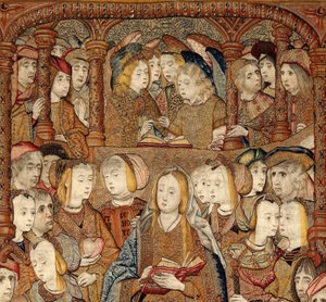 Triunfos de la Madre de Dios o Panos de Oro, c.1500-02 (tapiz) de Pieter (attr. to) Coecke van Aelst