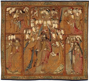 Triunfos de la Madre de Dios o Panos de Oro, c.1500-02 (tapiz) de Pieter (attr. to) Coecke van Aelst